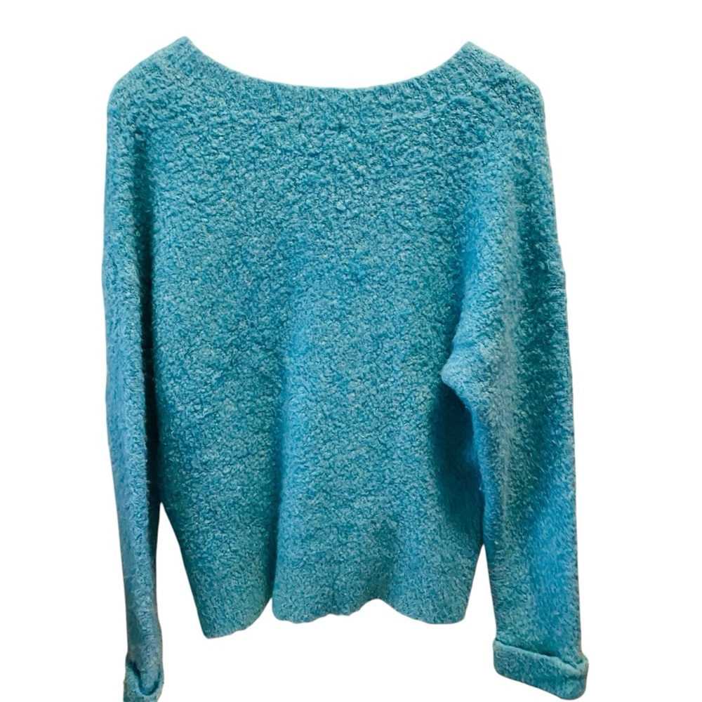 ANTHROPOLOGIE SLEEPING ON SNOW Blue Soft Wool Blend Sweater - Picture 2 of 4